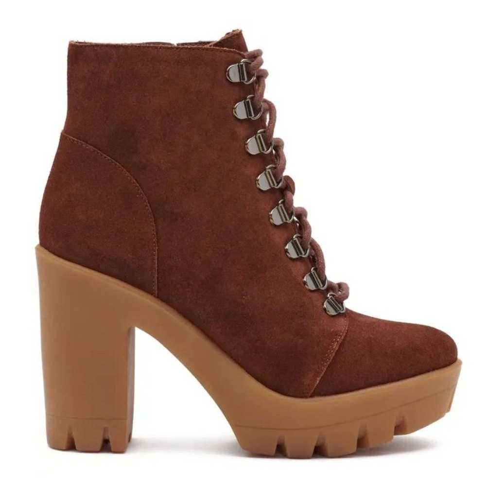 NWT! Jessica Simpson Mistah Platform Bootie In Nu… - image 2