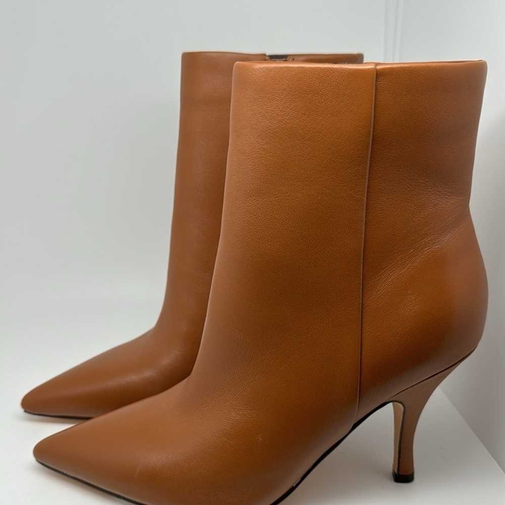 Marc Fisher Fergus Brown Leather Pointed Toe Kitt… - image 3