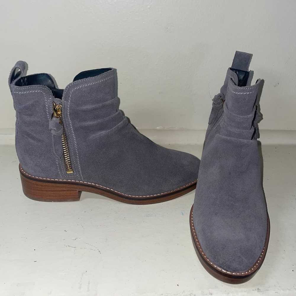 Cole Haan  Booties Women 8 Gray Suede Water Resis… - image 12