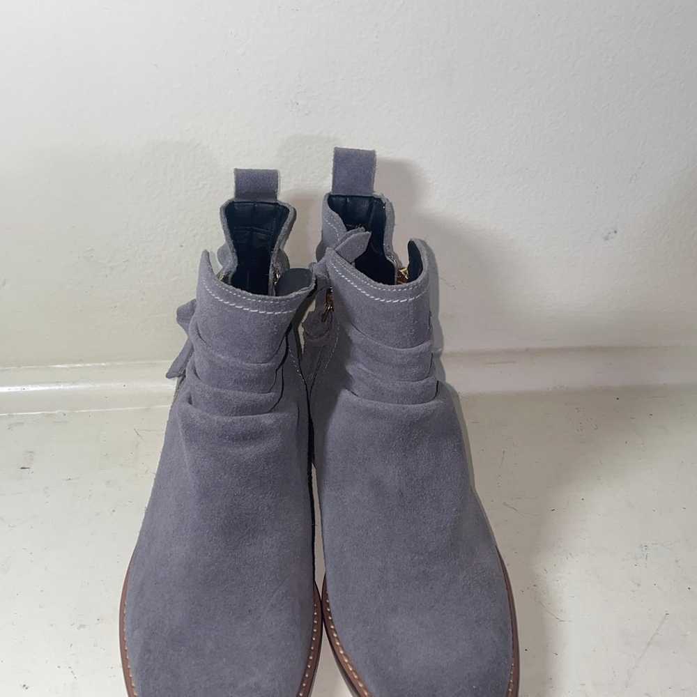 Cole Haan  Booties Women 8 Gray Suede Water Resis… - image 4