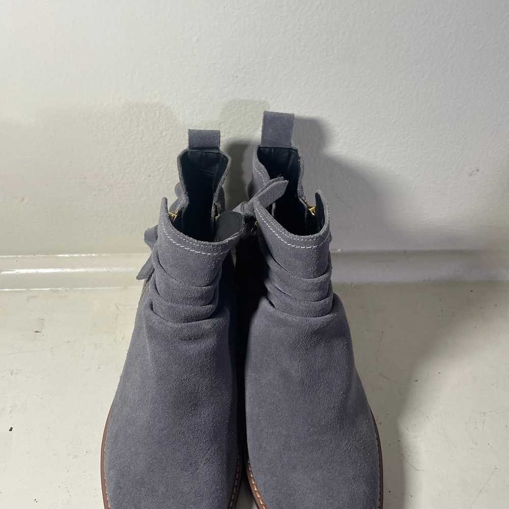 Cole Haan  Booties Women 8 Gray Suede Water Resis… - image 5