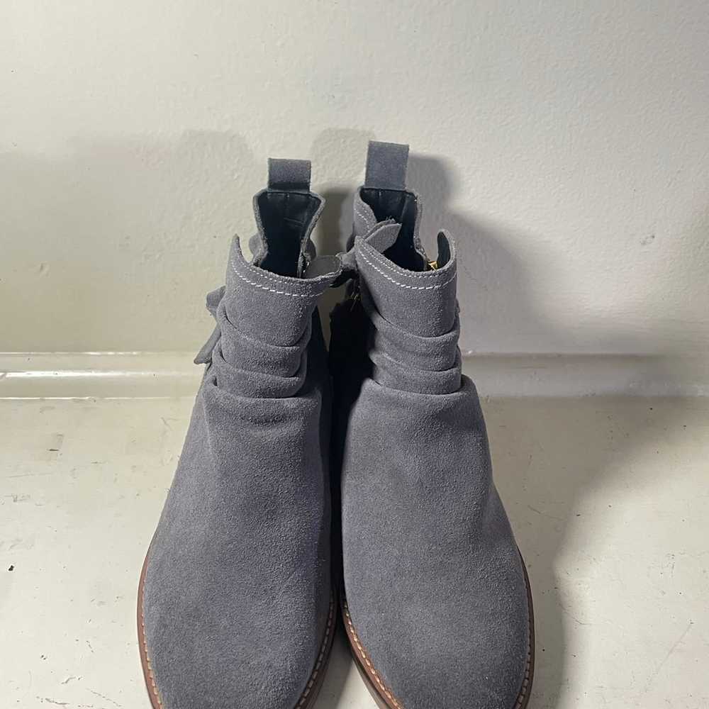 Cole Haan  Booties Women 8 Gray Suede Water Resis… - image 6