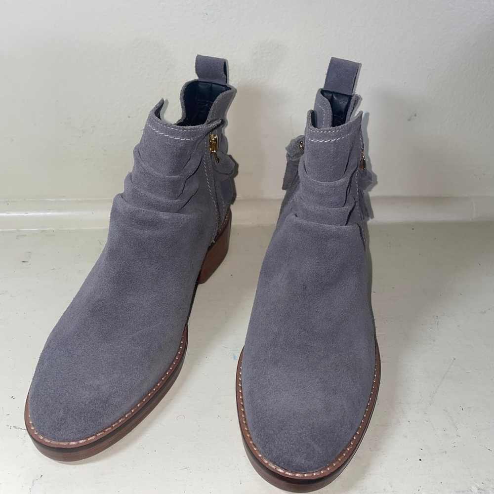 Cole Haan  Booties Women 8 Gray Suede Water Resis… - image 9