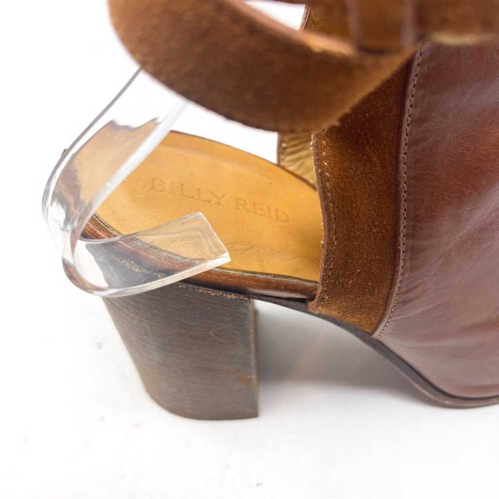 Billy Reid Genuine Leather Brown Wrap Around Ankl… - image 6