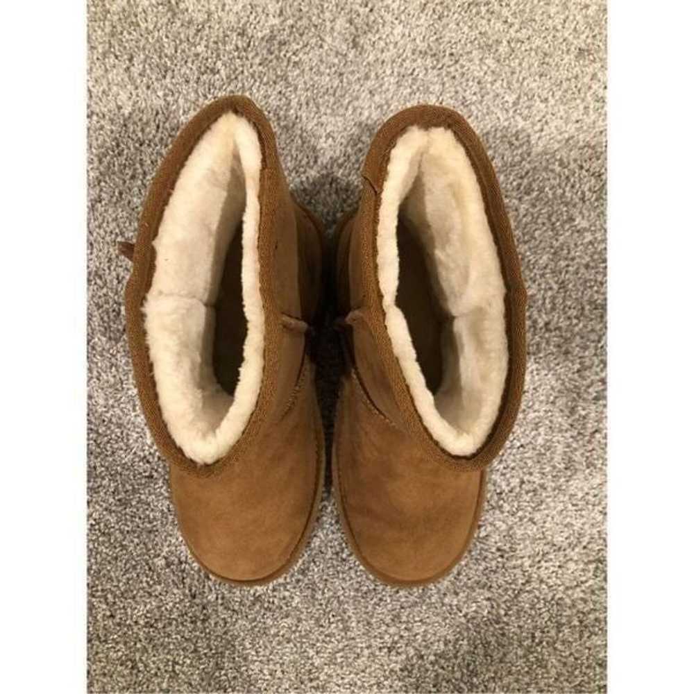 Minnetonka Chestnut Mini Sherling Boots Women’s S… - image 7