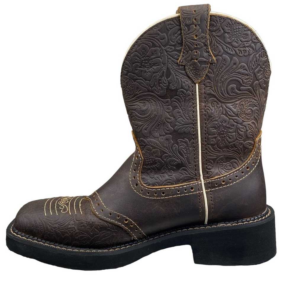 Justin Women’s Gypsy Mandra Brown Leather Western… - image 2