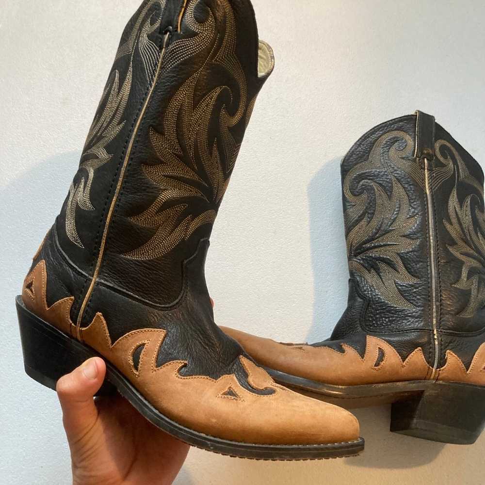 Durango cowgirl cowboy boots size 7.5 men’s size … - image 2