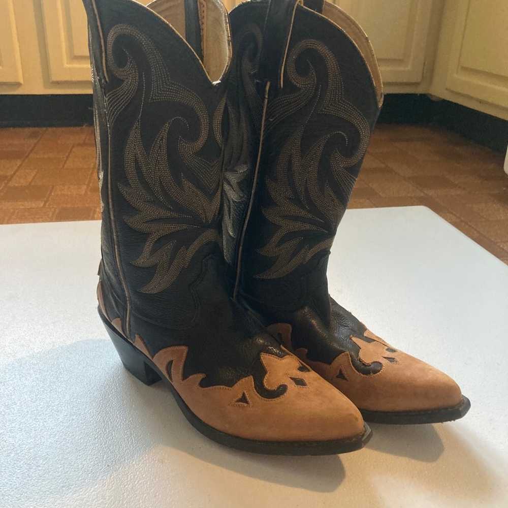Durango cowgirl cowboy boots size 7.5 men’s size … - image 3
