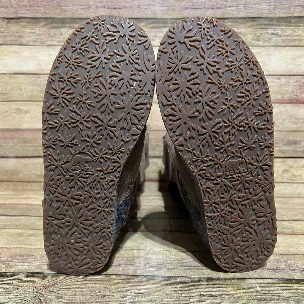 Sorel Brown Leather Chipahko Blanket Winter Boots - image 10