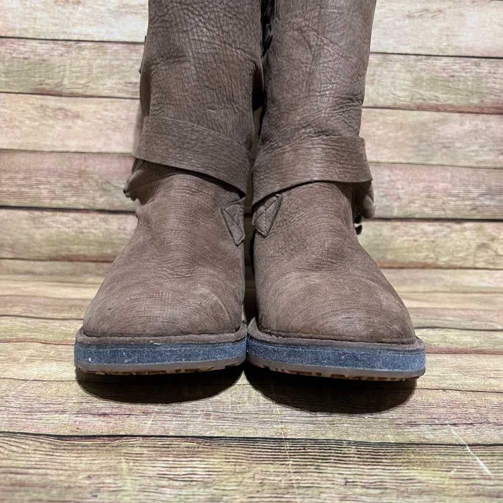 Sorel Brown Leather Chipahko Blanket Winter Boots - image 6