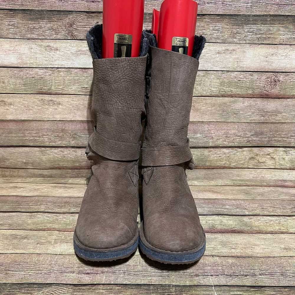 Sorel Brown Leather Chipahko Blanket Winter Boots - image 7