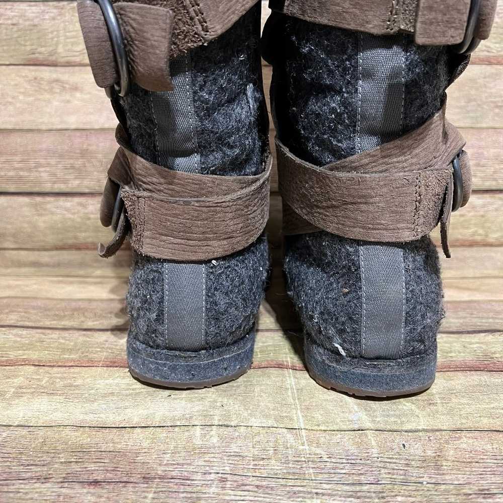 Sorel Brown Leather Chipahko Blanket Winter Boots - image 9