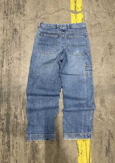 Rare × Streetwear × Vintage Y2K baggy cargo jeans