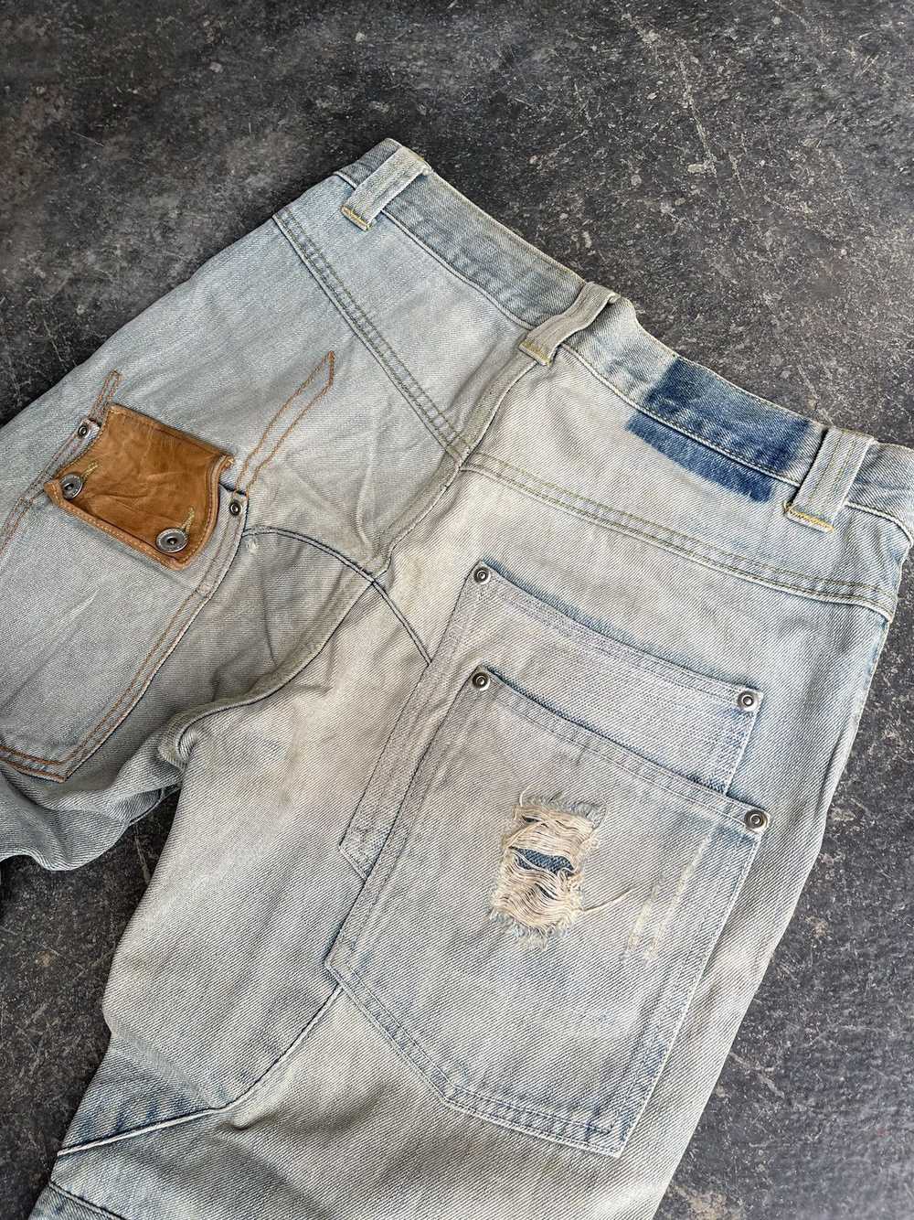 Distressed Denim × Quicksilver Quicksilver Boro T… - image 11