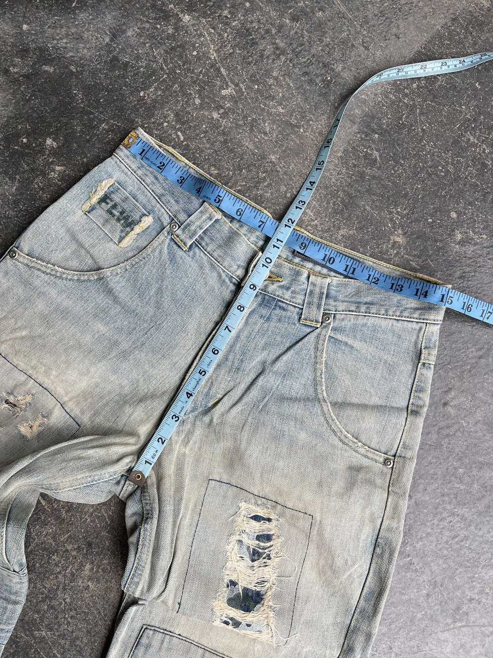 Distressed Denim × Quicksilver Quicksilver Boro T… - image 12