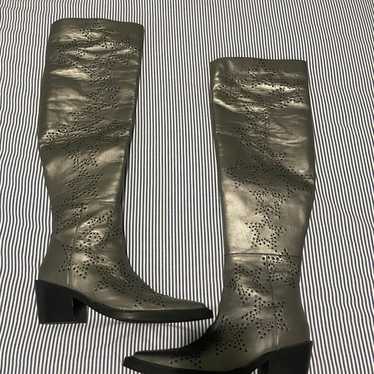Silver Cowboy Boots - image 1