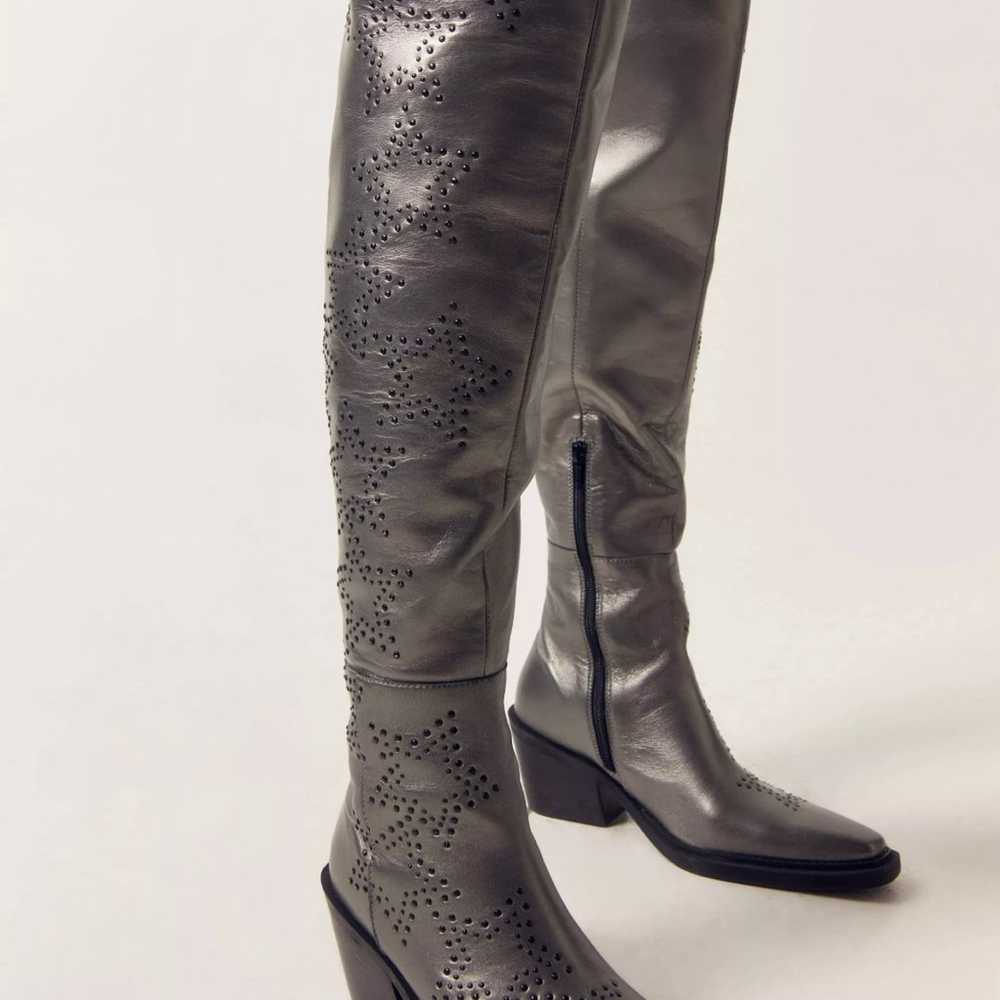 Silver Cowboy Boots - image 3