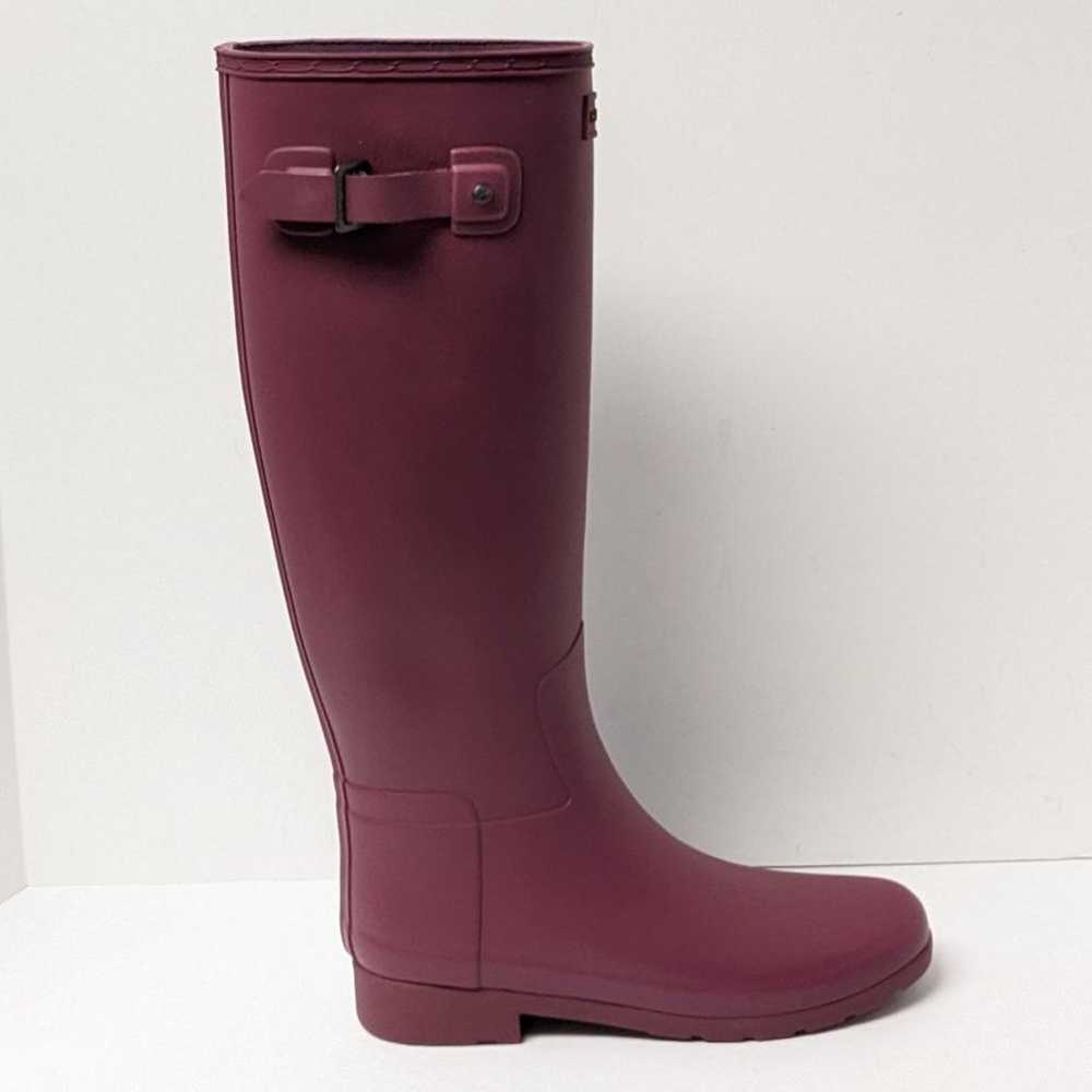 Hunter Original Refined Tall Rain Boots, Purple, … - image 2