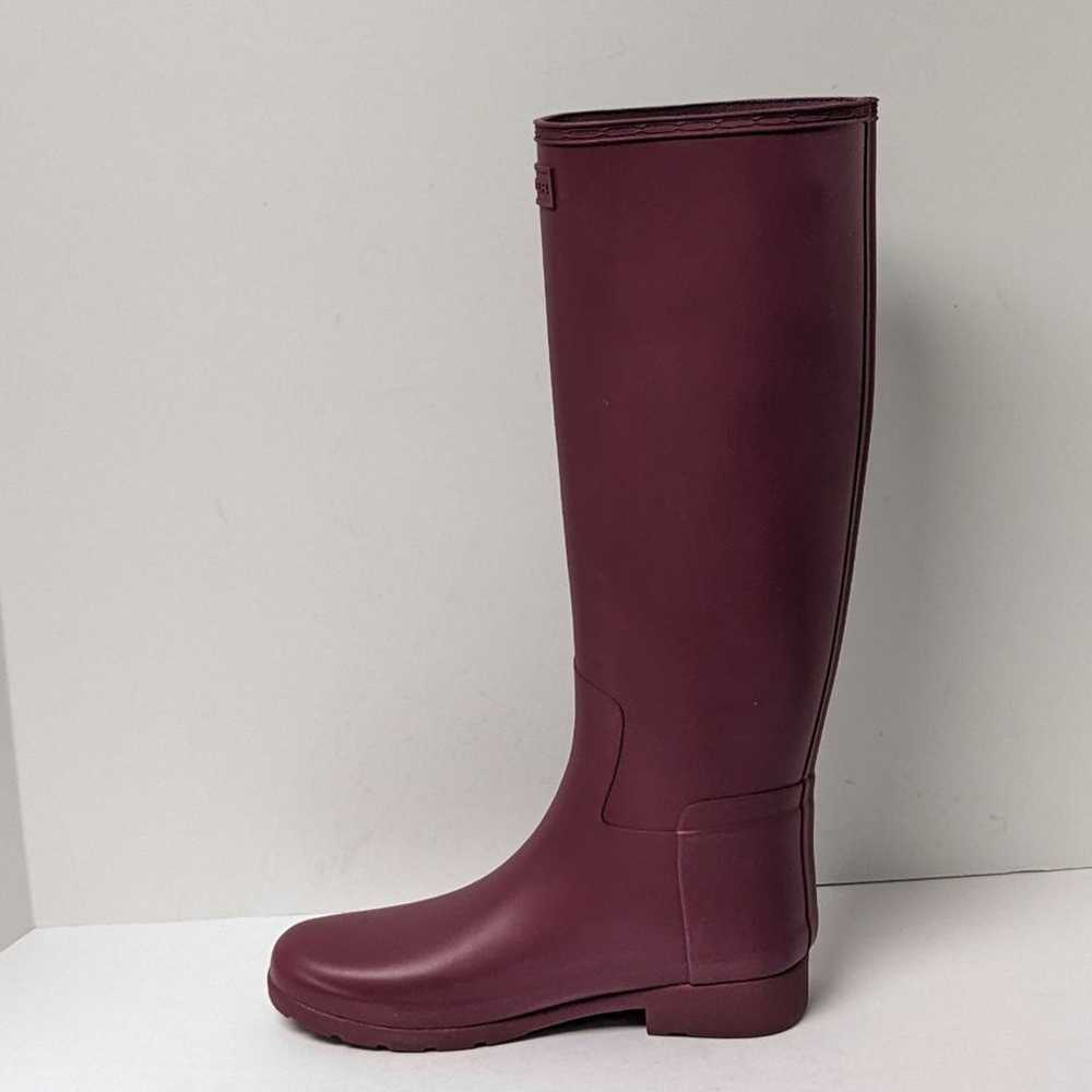 Hunter Original Refined Tall Rain Boots, Purple, … - image 5