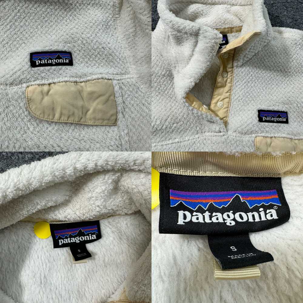 Patagonia Patagonia Jacket Womens Small White Fle… - image 4