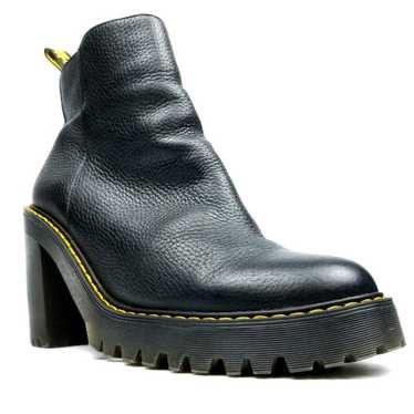 Dr. Martens Magdalena Leather Chunky Heeled Ankle… - image 1