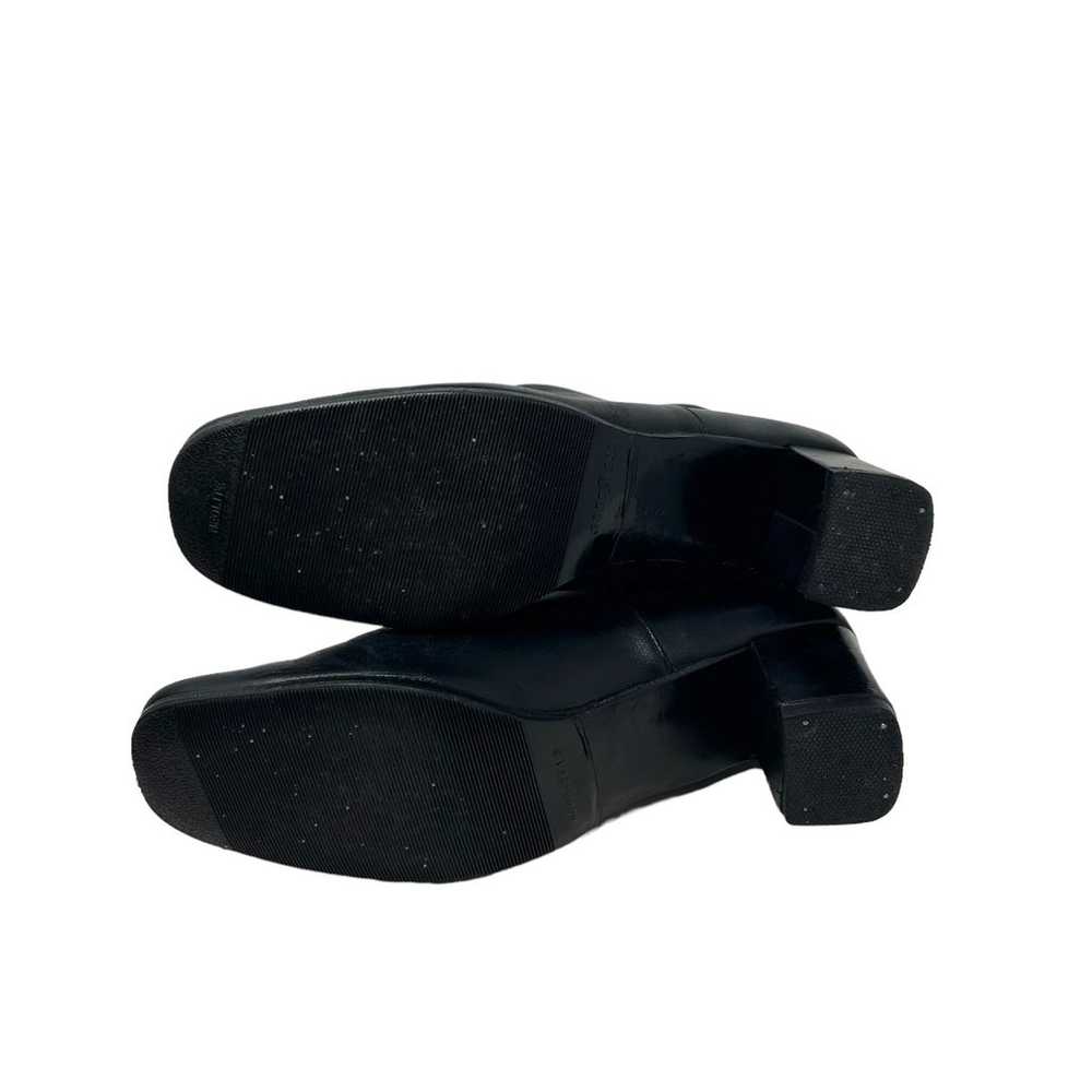 Salvatore Ferragamo Black Leather Glove Heeled Bo… - image 8