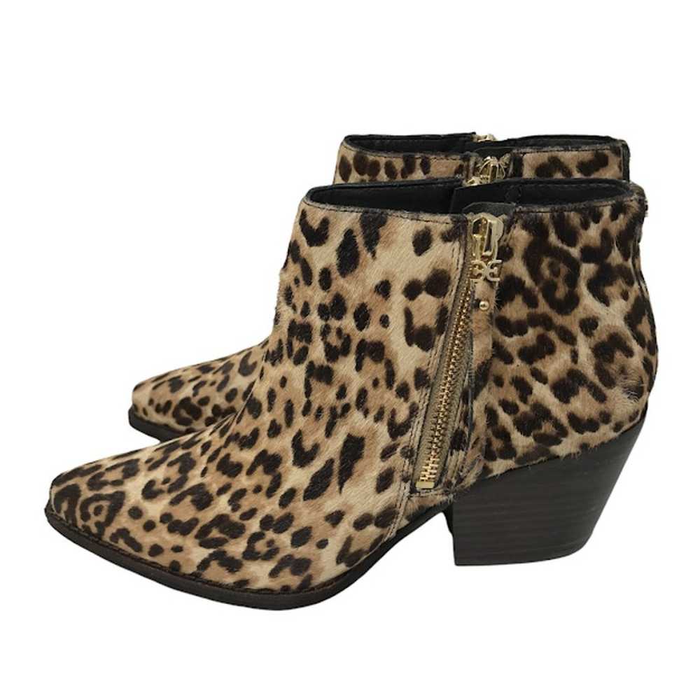 Sam Edelman Walden Leopard Calf Hair Bootie 7 Ank… - image 4