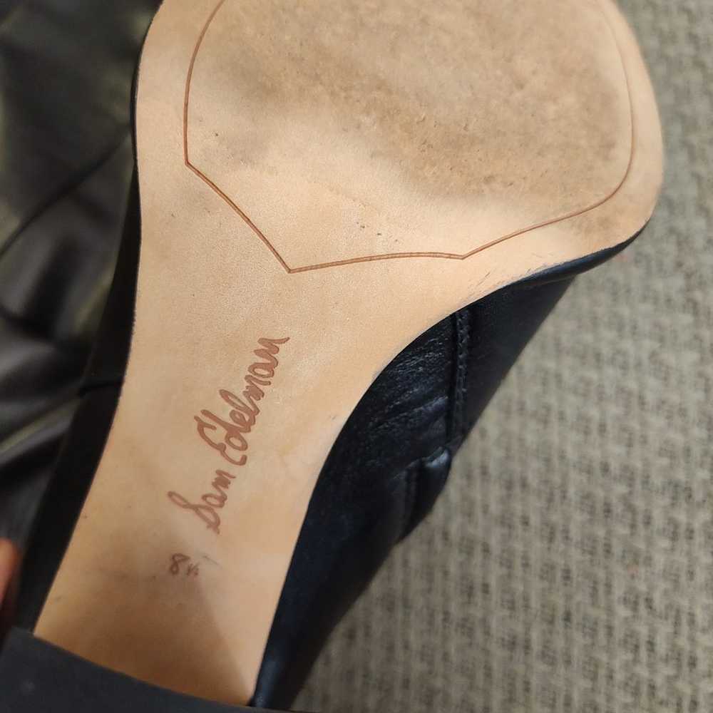 Sam Edelman women's 8.5 knee high leather boots - image 3