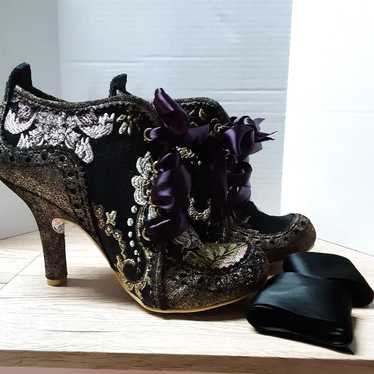 Irregular Choice Abigail's 3rd Party Boots Black … - image 1