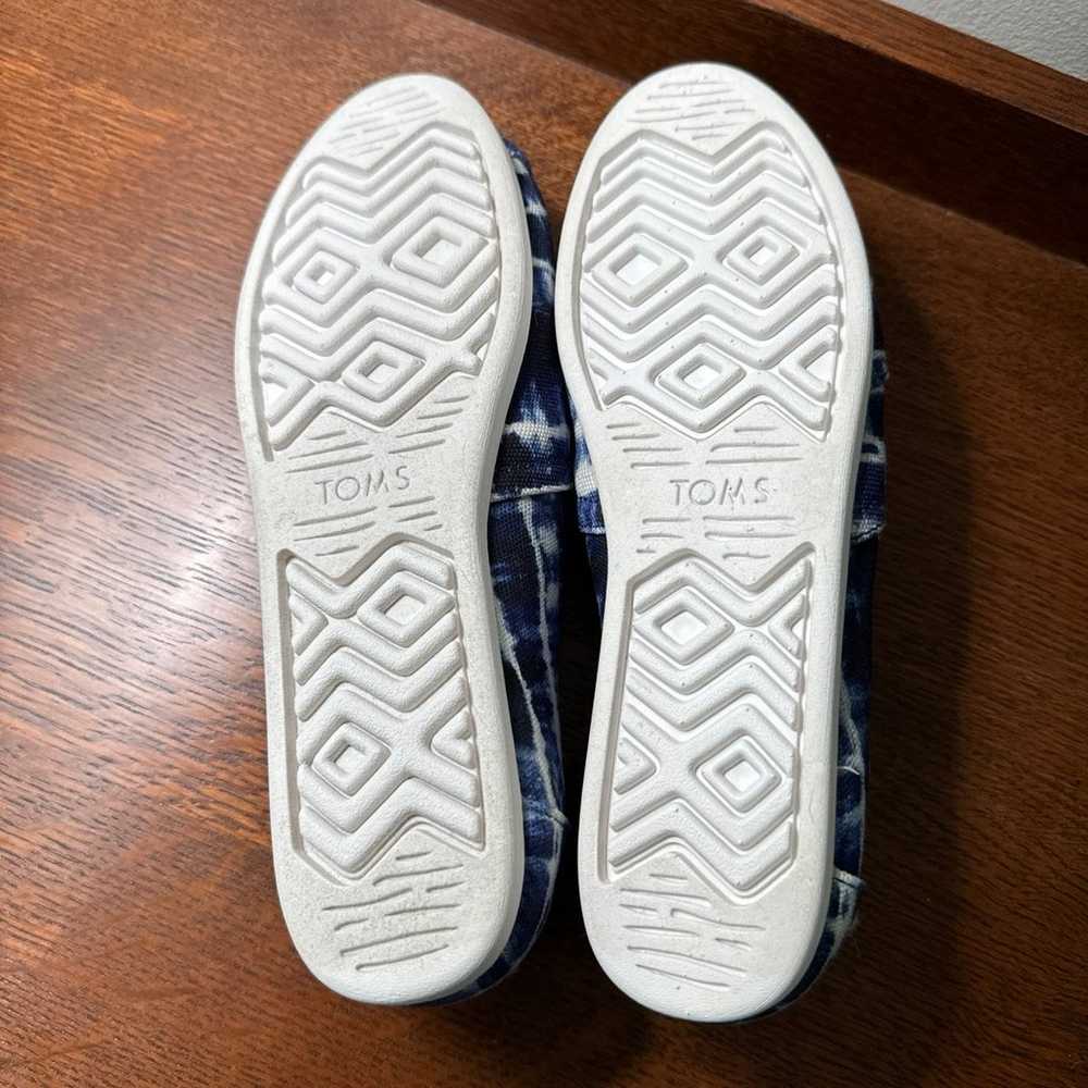 TOMS S9 Women’s Navy/White Shoes New - image 8