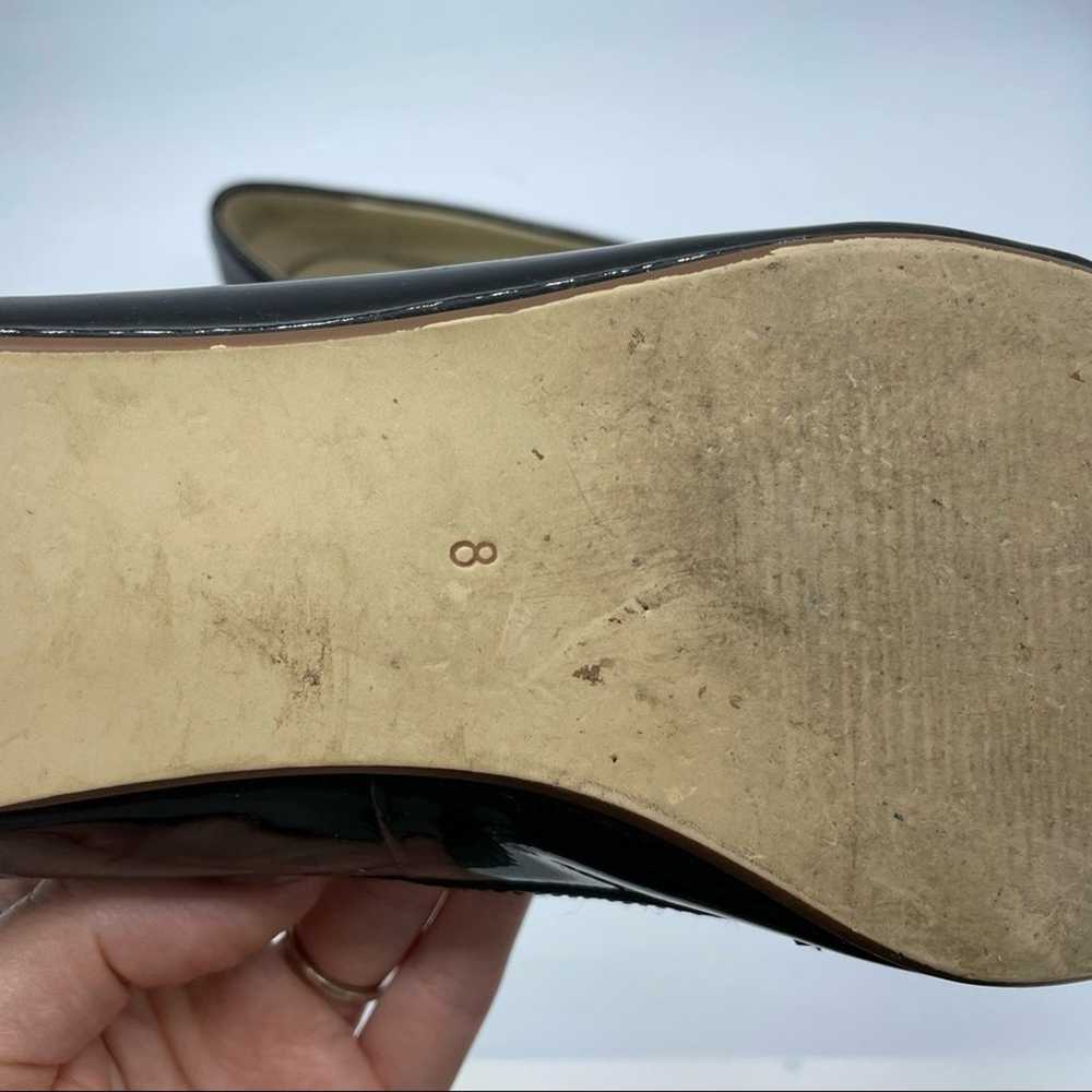 Kelsi Dagger Black Patent Leather Pointed Toe Loa… - image 8
