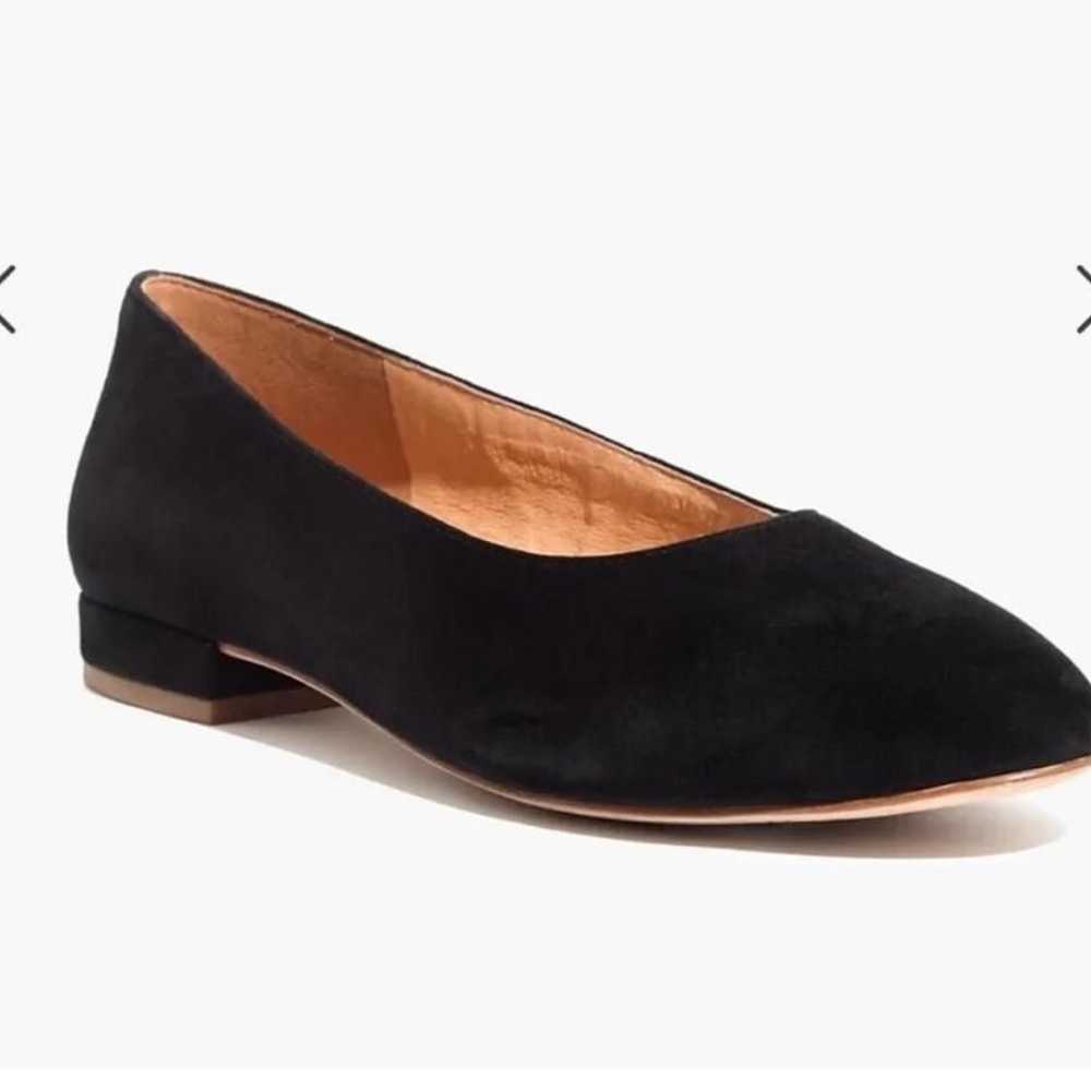 Madewell Suede Ballet Flats - Leia - Black, Like … - image 1