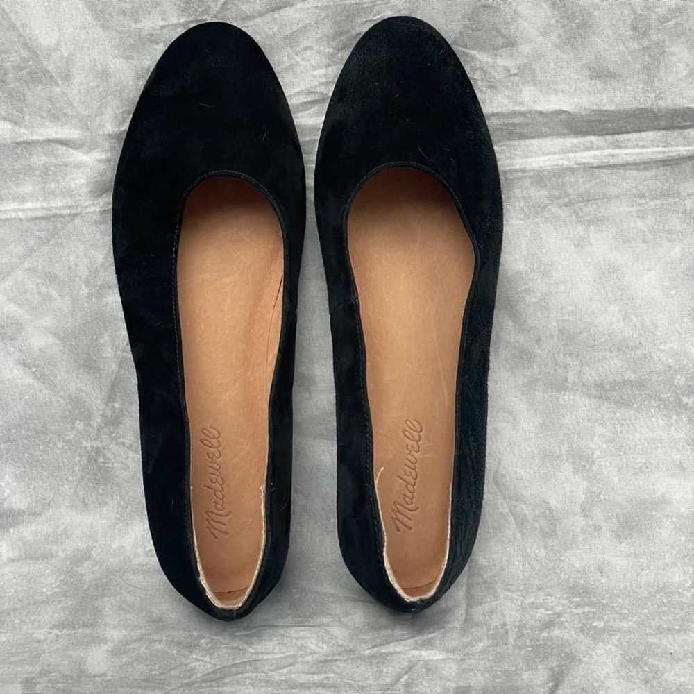 Madewell Suede Ballet Flats - Leia - Black, Like … - image 9