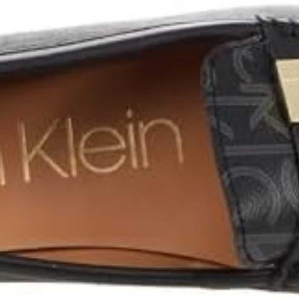 Calvin Klein Monogrammed Black Leather Loafers( L… - image 7