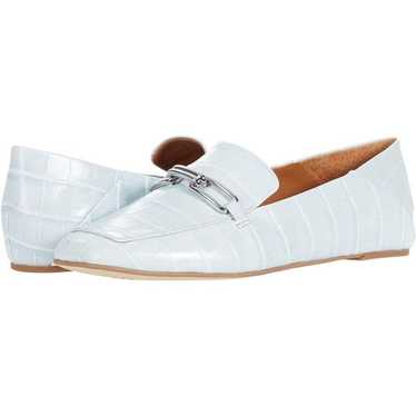 New Franco Sarto tamra Baby Blue loafers 10 M flaw