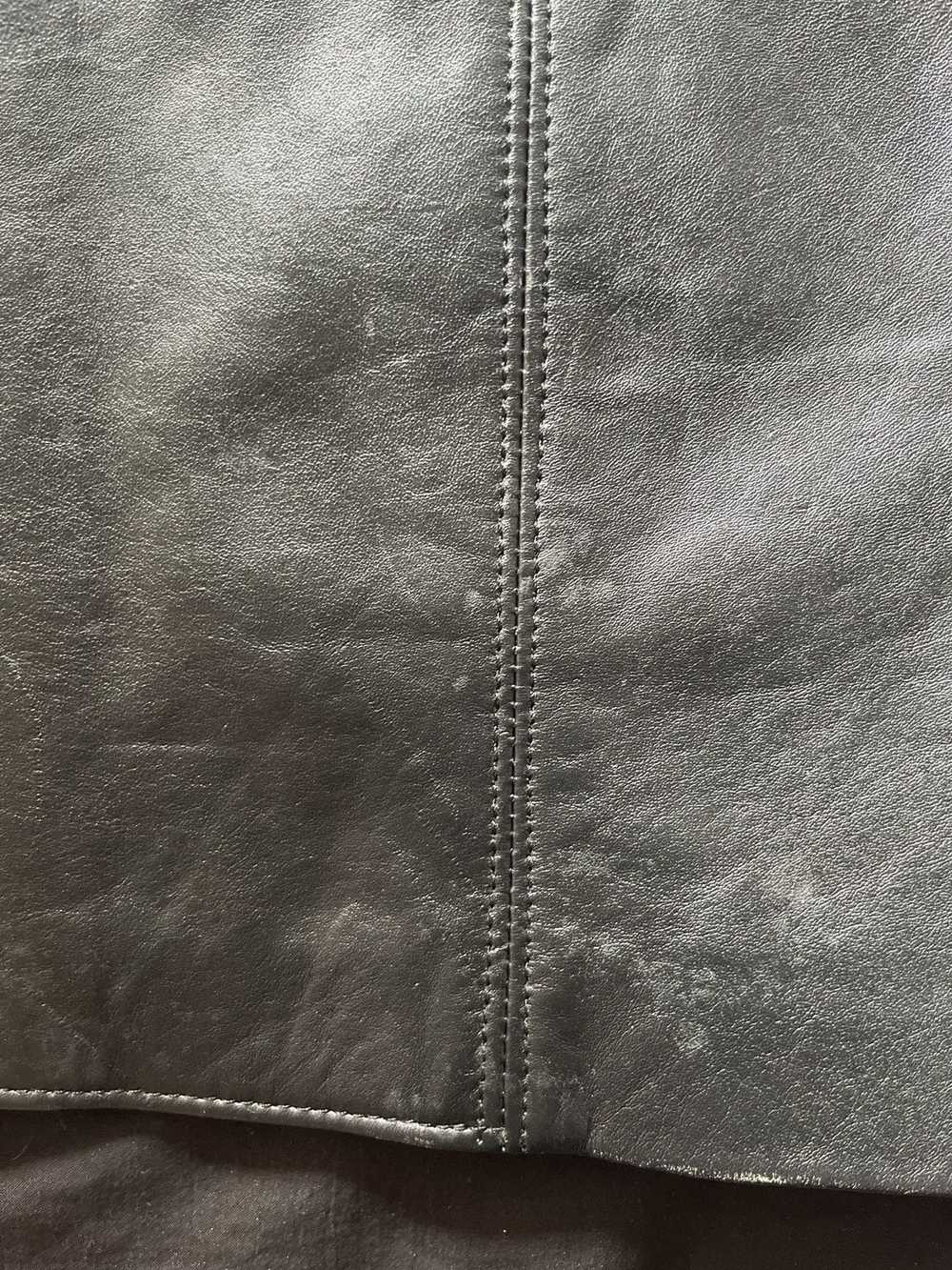Leather Jacket × Streetwear × Vintage Leather Pea… - image 10