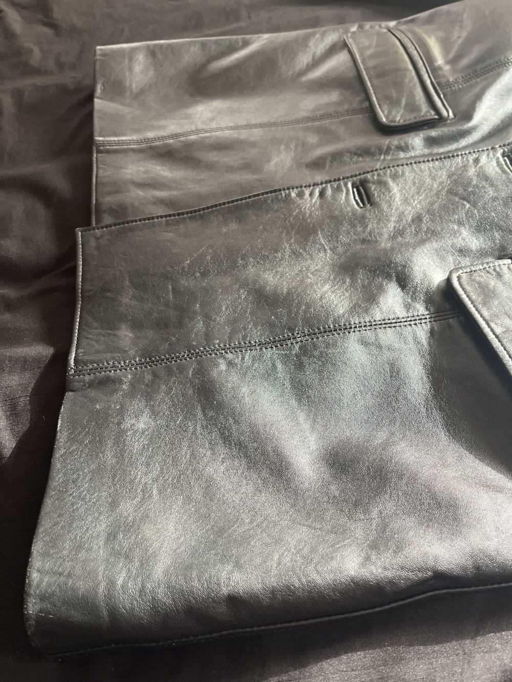 Leather Jacket × Streetwear × Vintage Leather Pea… - image 11