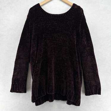 Orvis ORVIS Sweater Womens 2XL Chenille Tunic Boa… - image 1