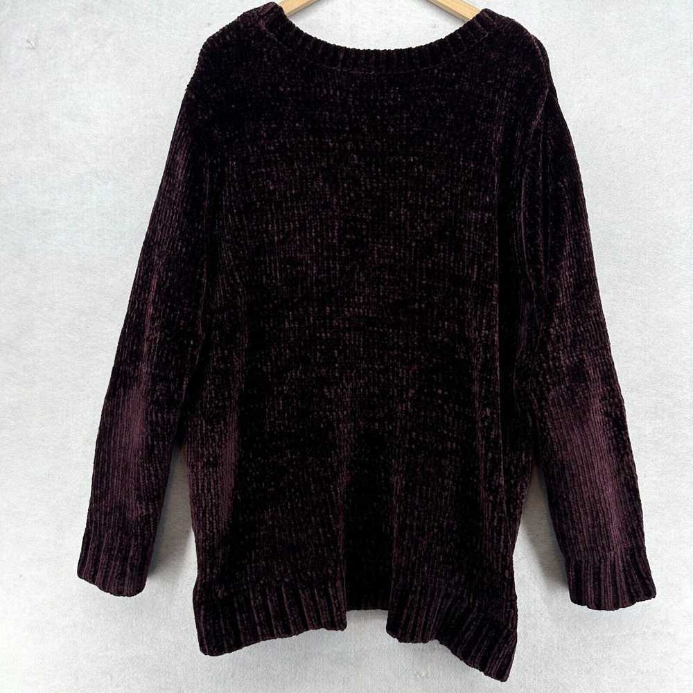 Orvis ORVIS Sweater Womens 2XL Chenille Tunic Boa… - image 2