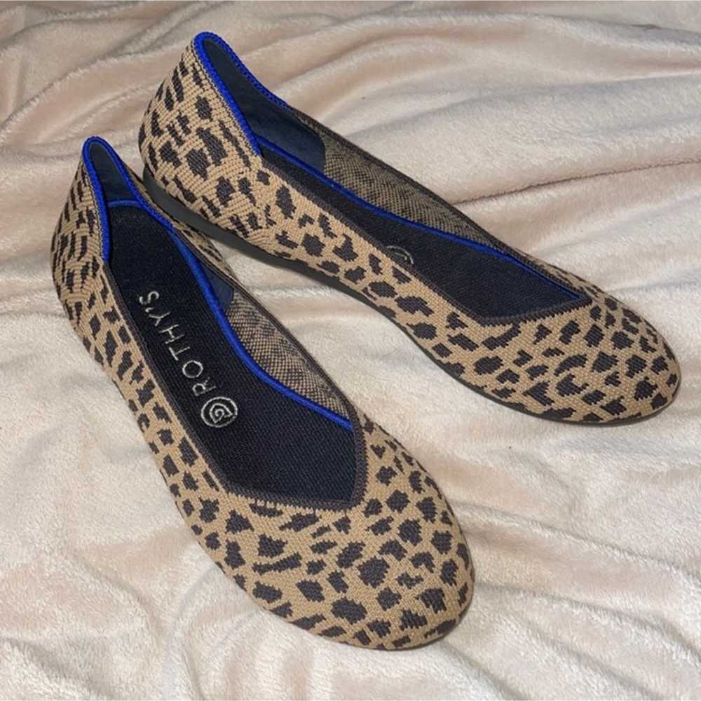 Rothy’s Leopard Points Flats Size 9 - image 3