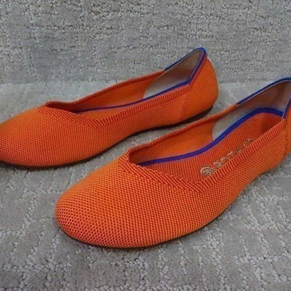 Rothys The Flat Women's Size 8.5 US Persimmon Rou… - image 12
