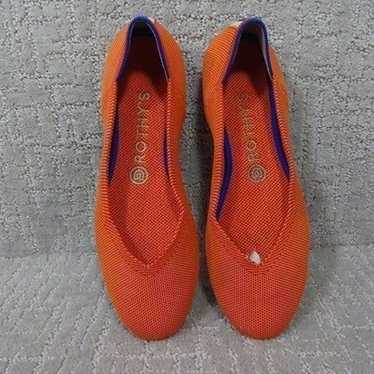 Rothys The Flat Women's Size 8.5 US Persimmon Rou… - image 1
