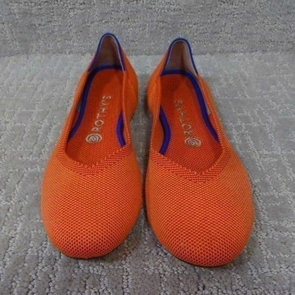 Rothys The Flat Women's Size 8.5 US Persimmon Rou… - image 2