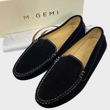 M. Gemi Black Suede Hand Crafted Felize Driving M… - image 1