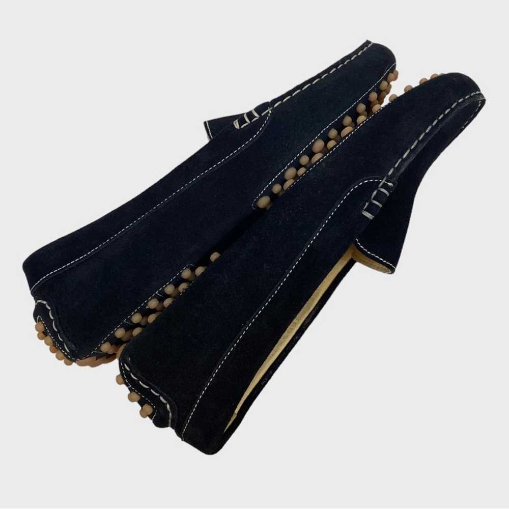 M. Gemi Black Suede Hand Crafted Felize Driving M… - image 6