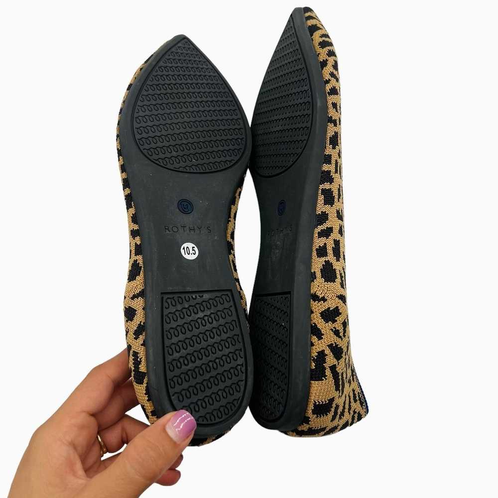 Rothy’s The Point Leopard Women’s Size 10.5 - image 6