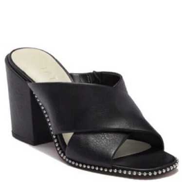 1.State Women Ricard Slide Leather Studded Sandal 