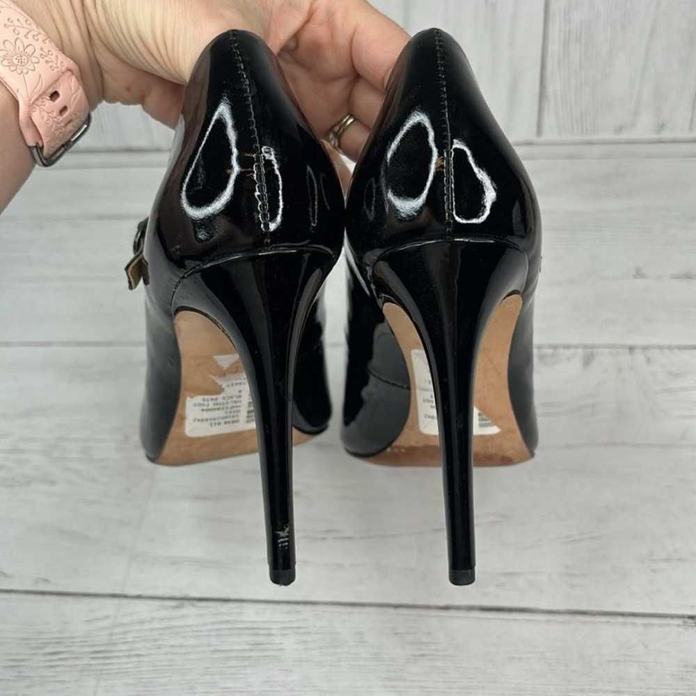 Halston Heritage Carol Pump Shoes in Black Leathe… - image 7
