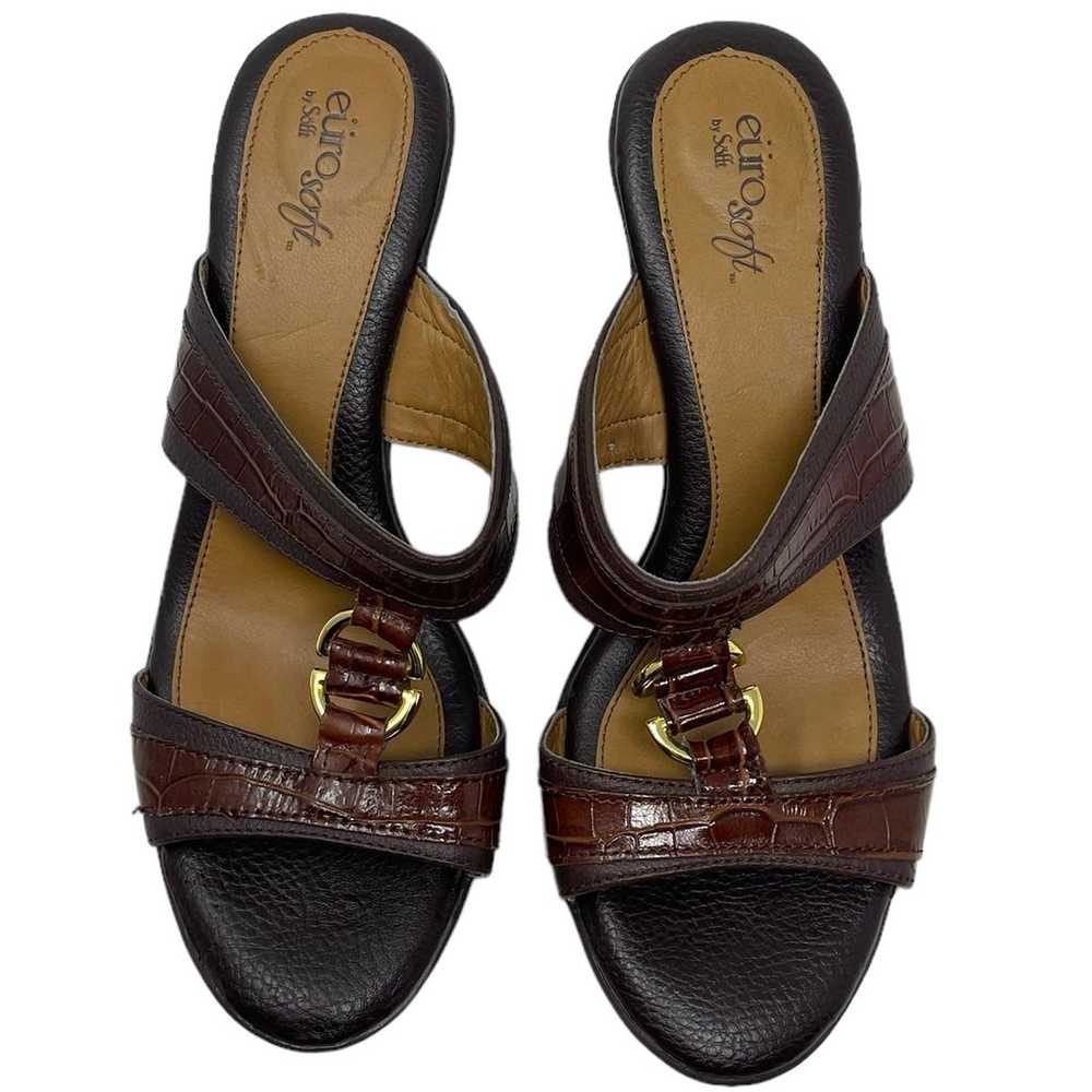 Eurosoft by Sofft Women’s Size 8 Brown Leather Go… - image 3