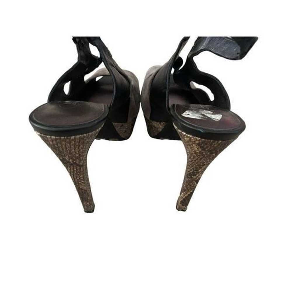 Jessica Simpson Stiletto Heels Leather Snakeskin … - image 4
